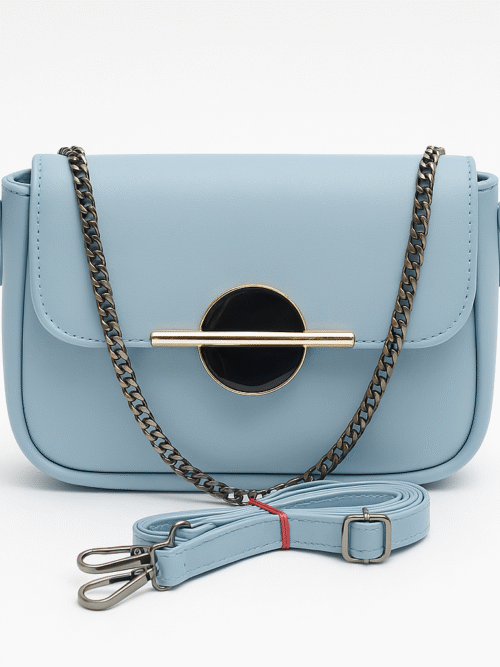 Baguette Handbag blue